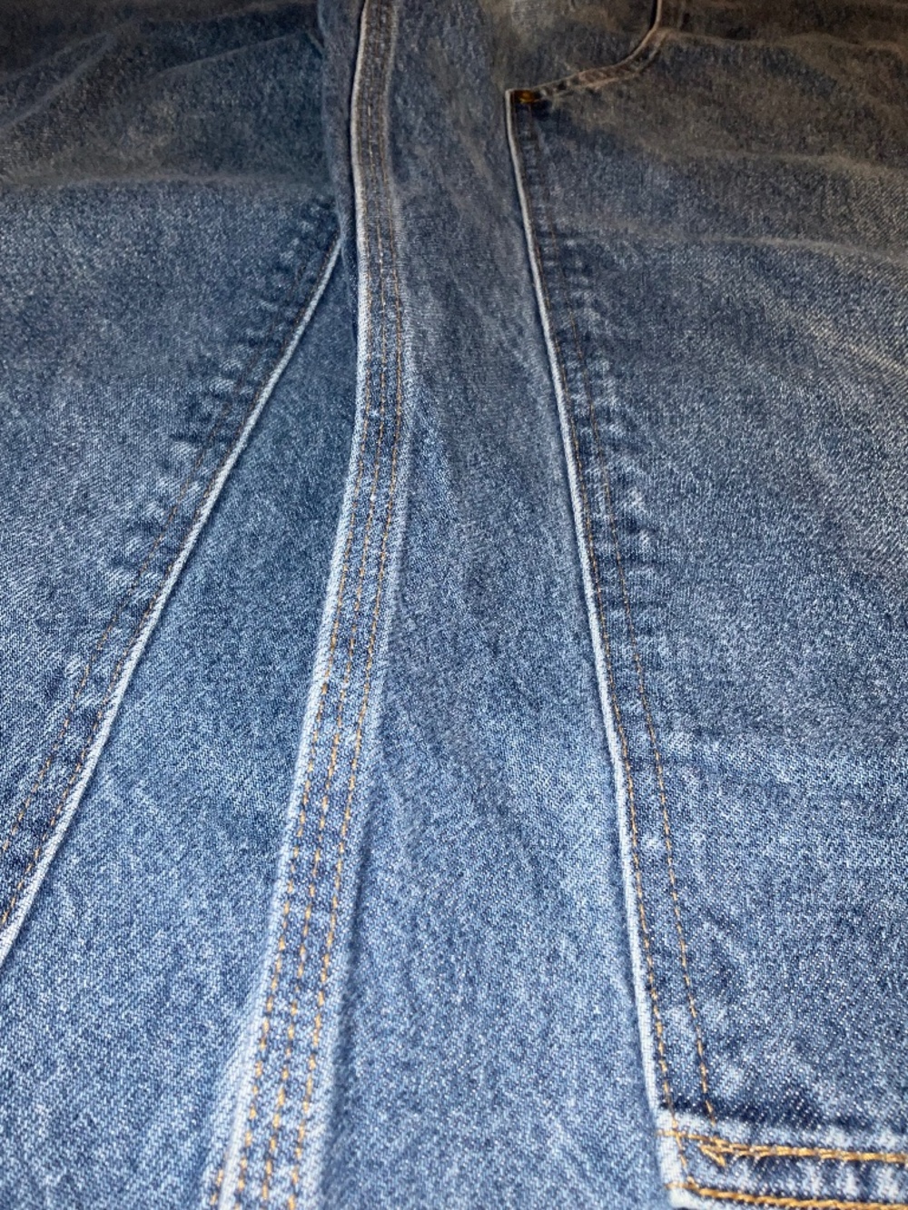 Vintage Carhartt-Double Front Denim Logger Jeans- B73-DST Dark Stone- (46x30) - Picture 6 of 16
